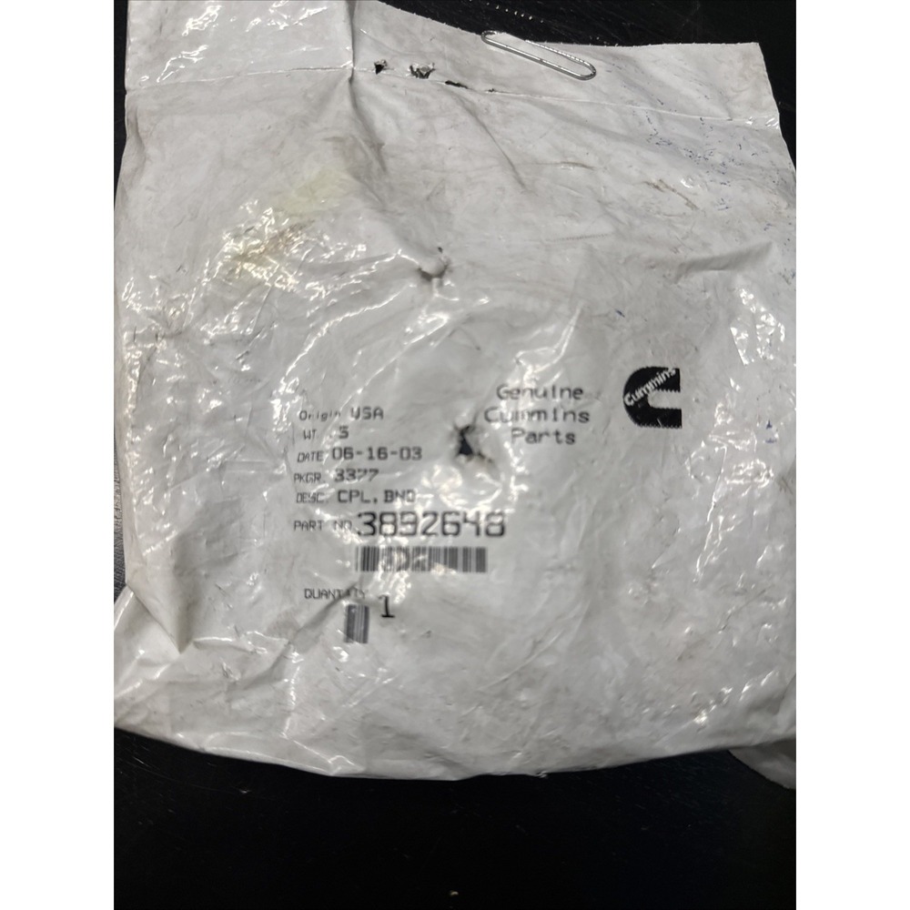 Genuine Cummins 3892648 Clamp Band CPL BND OEM Diesel Engine Part NOS